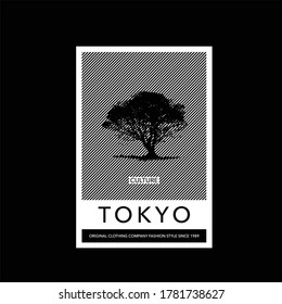 tokyo culture tree simple vintage fashion