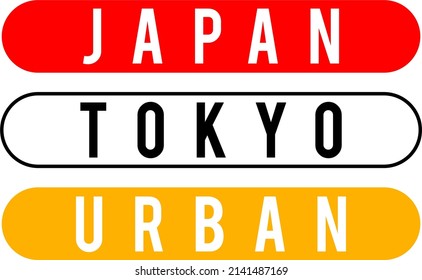tokyo design typography vector for print t shirt 