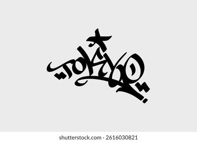 Tokyo graffiti tag in bold, urban street art style. This vibrant vector design on a white background captures the essence of Japan’s capital, perfect for cultural, travel, and creative projects.