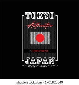 tokyo japan authentic vintage fashion t-shirt design