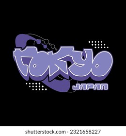 Tokyo japan city streetwear y2k style vintage fashion vector design icon illustration. Tshirt, poster, banner, fashion, slogan shirt, sticker, flyer