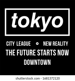 Tokyo  japan graphic vector tee