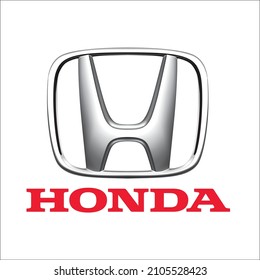 Tokyo Japan, Jan 2021: icon logo Honda vector template Japanese public multinational conglomerate largest manufacturer of automobiles, motorcycles, and power equipment. Soichiro Honda motor innovation