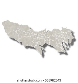 Tokyo  Japan map icon