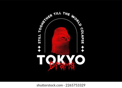 tokyo japan modern urban streetwear printable for tshirt