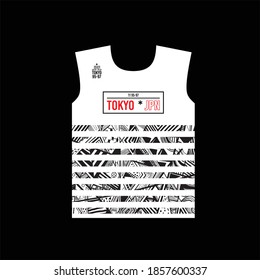tokyo japan pattern fashion tshirt design
