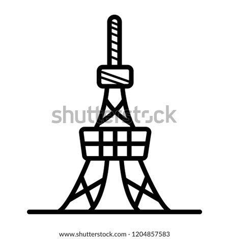 TOKYO JAPAN Tokyo Tower vector