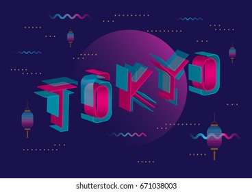 Tokyo / Tokyo Japan Typography