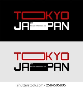 TOKYO, Japan typography graphic for t-shirt design. Tee shirt print, original apparel with grunge. Vector illustration.