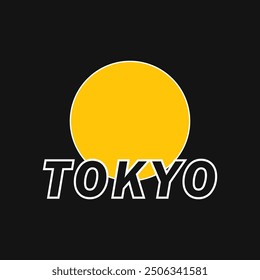 Tokio Japón vintage camiseta streetwear. Diseño de camiseta con eslogan tipográfico con kanji en japonés: Ilustración vectorial de Tokio.