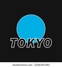 Tokio Japón vintage camiseta streetwear. Diseño de camiseta con eslogan tipográfico con kanji en japonés: Ilustración vectorial de Tokio.