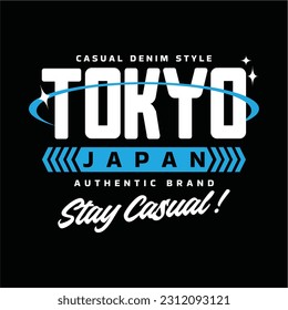 Tokyo japan y2k streetwear style colorful slogan typography vector design icon illustration. Vintage tshirt, fashion, poster, slogan shirt, sticker