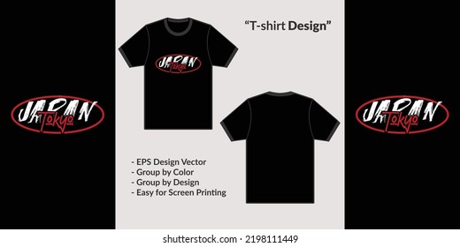 Tokyo japanese streetwear style typography text to design t-shirts, hoodies or merchandise