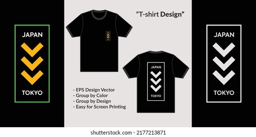 tokyo japanese typography style streetwear design for premium jacket vector t-shirt merchandise