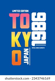 tokyo japan,t-shirt vector fashion design