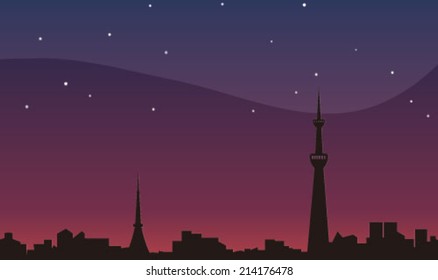 531 東京 夜景 イラスト Stock Illustrations Images Vectors Shutterstock