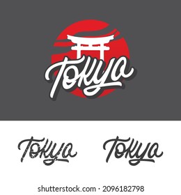 Tokyo in lettering, bring this design into real life. this design is suitable for apparel, banner, poster, etc.