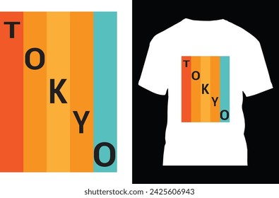 Tokyo T shirt design for man and women