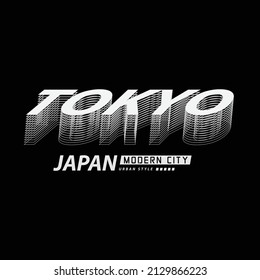 Tokyo t-shirt and apparel design