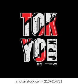 Tokyo t-shirt and apparel design