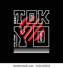 Tokyo t-shirt and apparel design