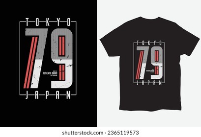 Tokyo T-Shirt- und Bekleidungsdesign