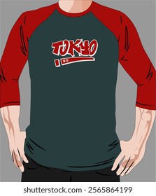 TOKYO,JAPAN LEADER GENERATION Typography Vector T-Shirt Design