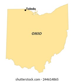 Toledo, Ohio Locate Map