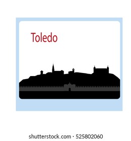 Toledo skyline in spain