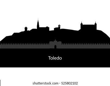 Toledo skyline in spain