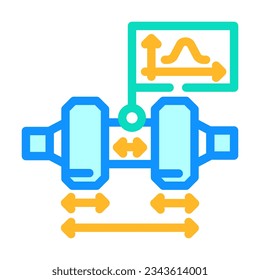 tolerance analysis mechanical engineer color icon vector. tolerance analysis mechanical engineer sign. isolated symbol illustration