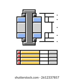tolerance analysis mechanical engineer color icon vector. tolerance analysis mechanical engineer sign. isolated symbol illustration