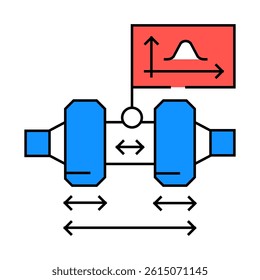 tolerance analysis mechanical engineer line icon vector. tolerance analysis mechanical engineer sign. isolated symbol illustration