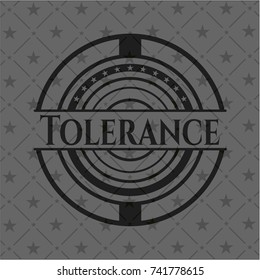 Tolerance black badge