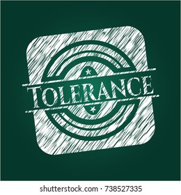 Tolerance chalk emblem