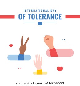 Tolerance Day Illustration Design Template