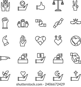 Tolerance Icon in Line Style Perfect for Presentation and any Purpose