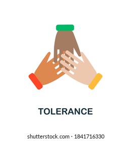 Tolerance icon. Simple element from core values collection. Creative Tolerance icon for web design, templates, infographics and more