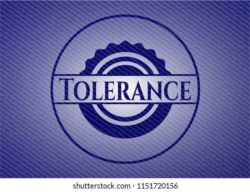 Tolerance jean background
