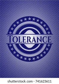 Tolerance with jean texture