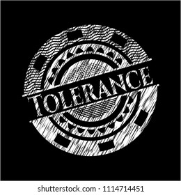 Tolerance written on a chalkboard