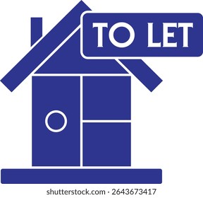 To-Let board para el propósito de alquiler de la casa, To-Let board diseño de Vector simple para alquiler de habitación, alquiler de piso, alquiler de casa, en venta.