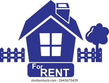 To-Let board for house renting purpose, To-Let board simple vector design for room rent,  flat rent, house rent, for sale.