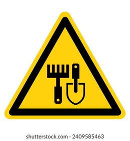 Toling Farm Symbol Sign, Vector Illustration, Isolate On White Background Label .EPS10