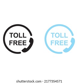 
Toll Free Icon. Attendance Number Symbol
