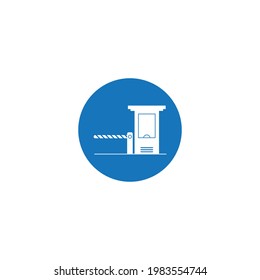 Toll Gate Icon. Access Point Symbol - Vector.