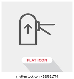 Toll gate vector icon