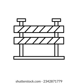 Toll plaza vector icon which can easily modify or edit

