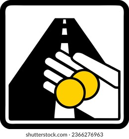 Toll roa, Special regulation signs, Road signs in Sweden