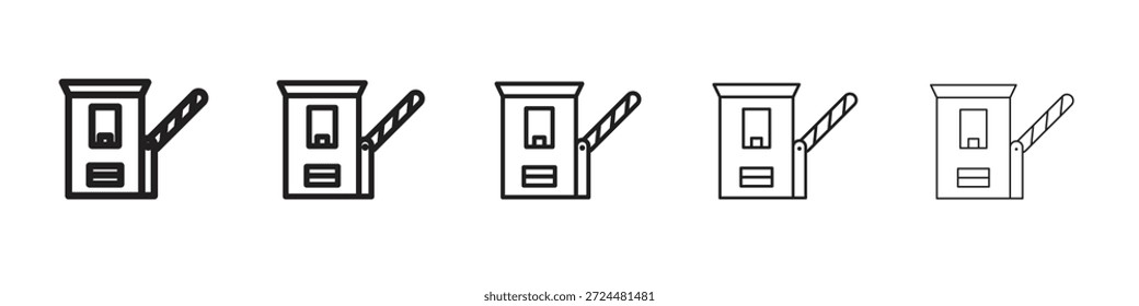 Tolle Straße Symbol Design in dünnen bearbeitbaren Strich Stil für grafische Arbeit
